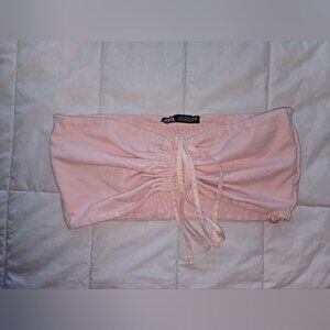ZARA Pink Tube Top Size S